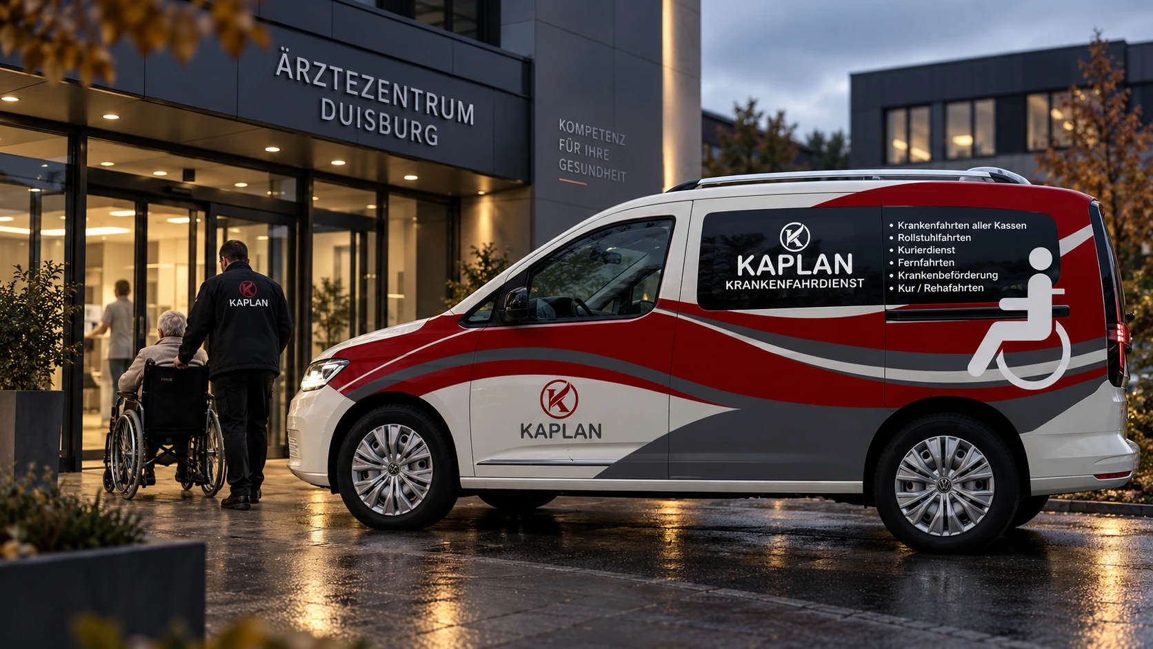 KAPLAN Krankenfahrten aller Klassen in Duisburg